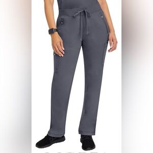 Healing Hands 6 Pocket Scrubs Pants, Purple Label Womens 9141 Toni Drawstring XL